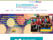 Tablet Screenshot of illuminart.org